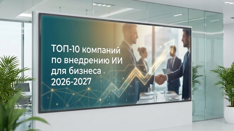 ТОП-10 компаний по внедрению ИИ для бизнеса 2026–2027 + чек-лист выбора