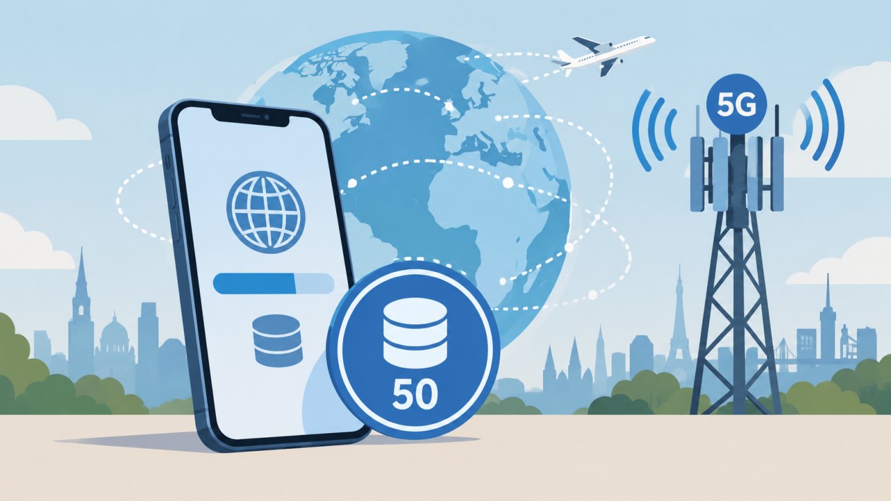 Минцифры обсуждает лимит 50 ГБ для международного трафика в 5G
