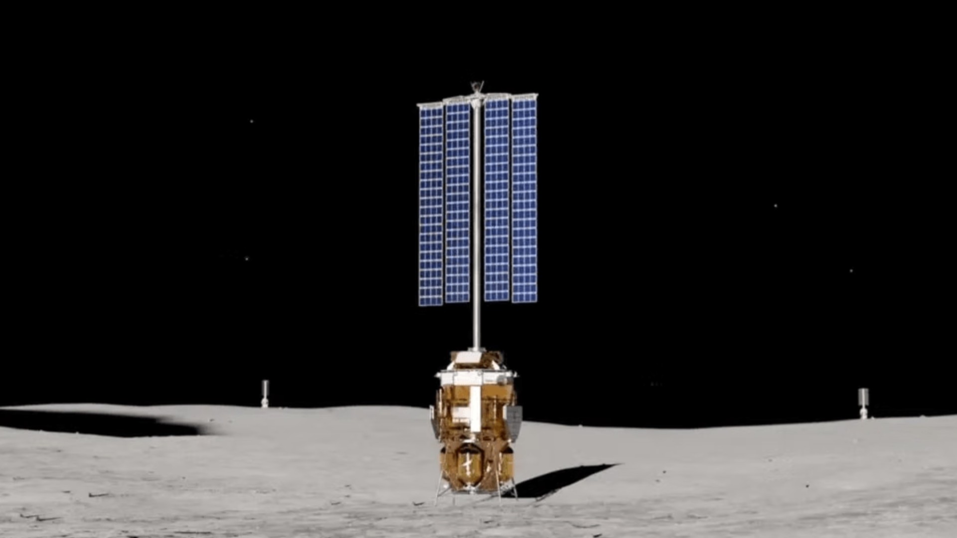 Blue Origin показала складную солнечную электростанцию для Луны
