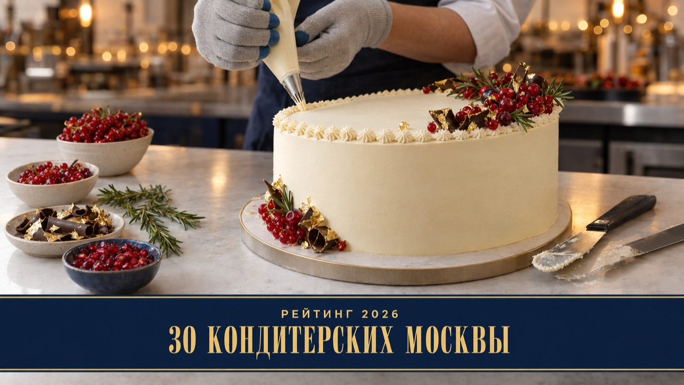 Форма, цвет и начинка: 30 кондитерских Москвы для новогоднего торта