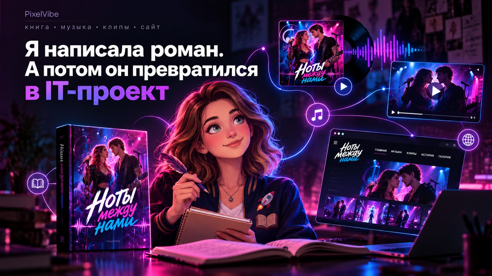 Я написала роман. А потом он превратился в IT-проект